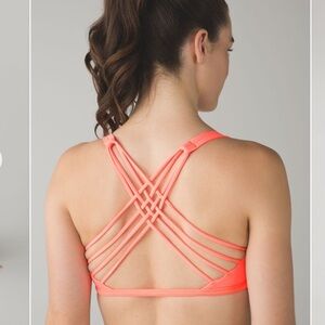 Lululemon Free To Be Bra (Wild) Very Light Flare, Size 8